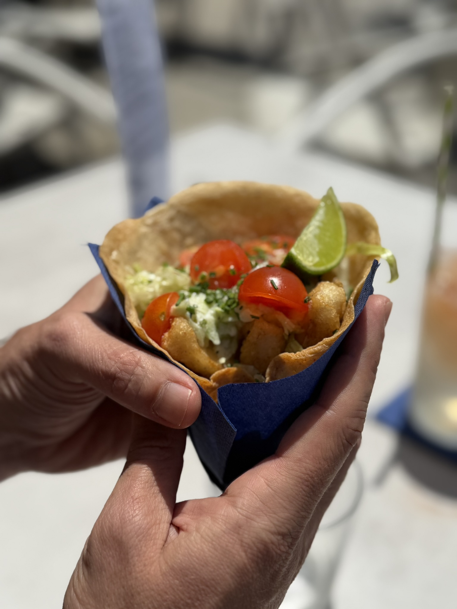 Ceviche taco bowl